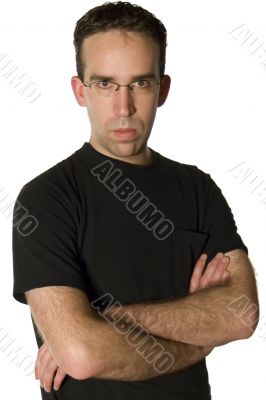 Grouchy Young Man