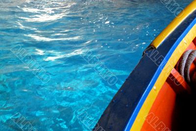 Boat at the Mediterranean Sea