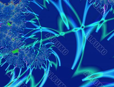 an abstract background
