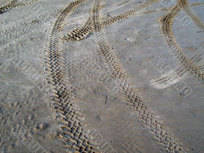 tyre tracks