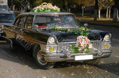 wedding car.