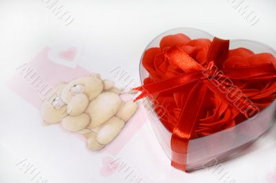 heart-shaped box and picture-card