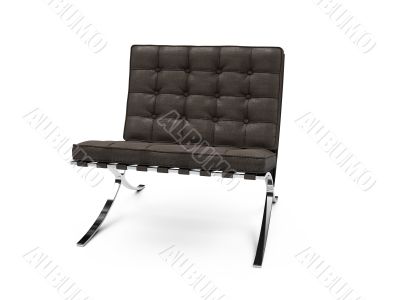 isolated modern furniture view