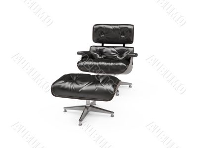 isolated modern furniture view