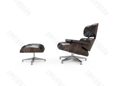 isolated modern furniture view