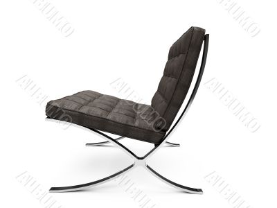isolated modern furniture view