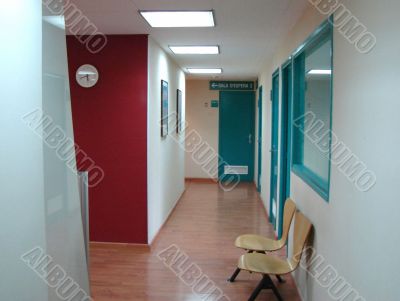 Interior of clinic