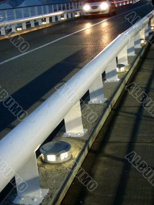 night bridge with illumination