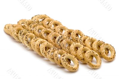 bagel with poppy seed