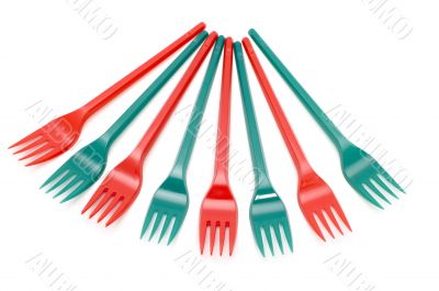 plastic fork