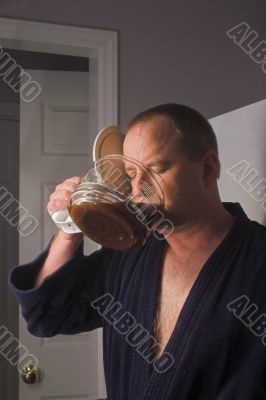 Drinking Coffee