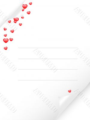 Bended paper