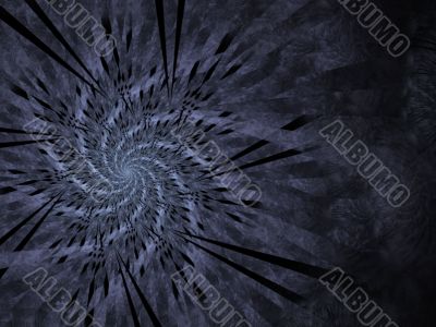 Pieced Spiral Abstract Background