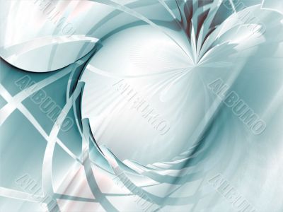 Merging Blends Abstract Background