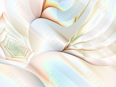 Blends in Pastels Abstract Background