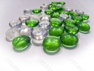 Glass pebbles