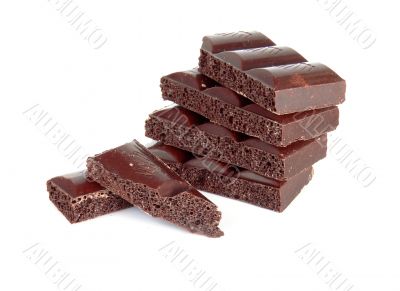 Chocolate pieces
