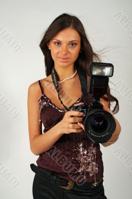 Girl - photographer
