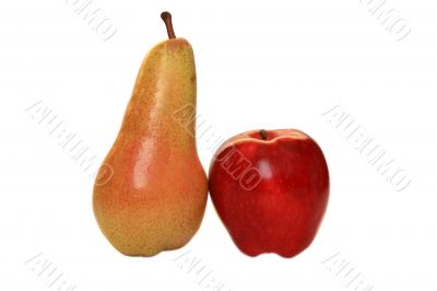 Pear and apple
