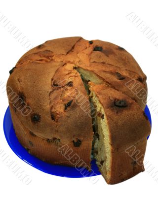 The big pie with raisin