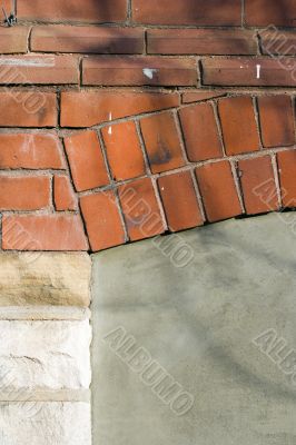 Old wall structure
