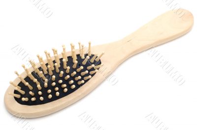 wood hairbrush