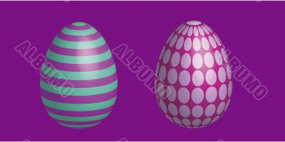 Hand painted easter eggs