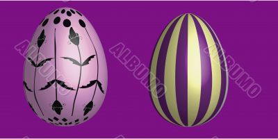 Hand painted easter eggs