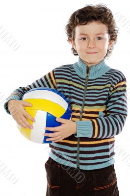 boy with a ball of football