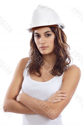 attractive student of engineering
