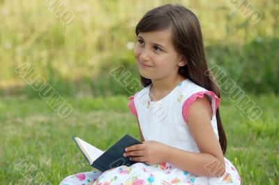 Girl with a book
