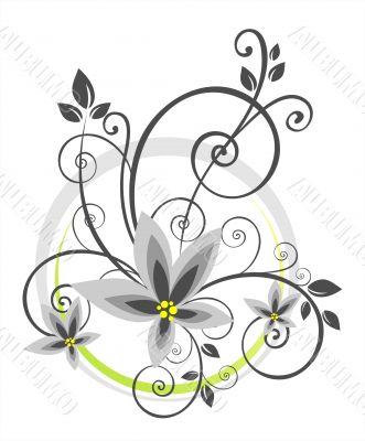 abstract floral pattern