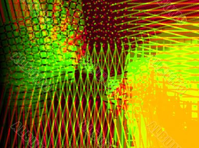 Abstract interference patterns