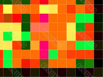 Coloured tiles