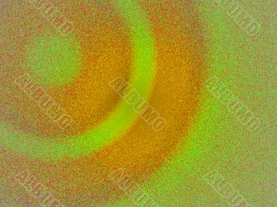 Green and mustard abstract