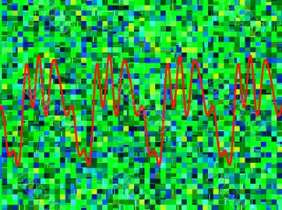 Techno sine wave