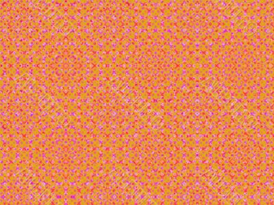 Orange and pink hippy pattern
