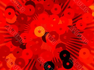 orange circles design