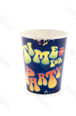 colored paper cup