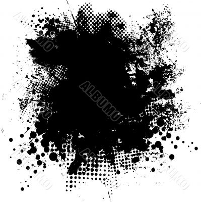 ink splat round