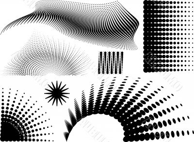 halftone elements