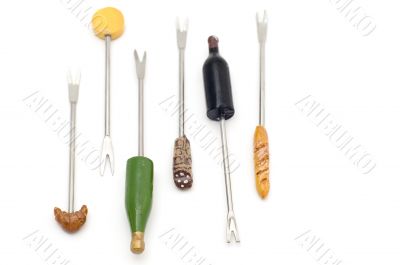 metal dessert fork