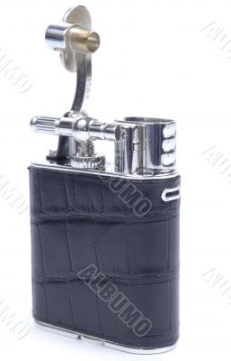 Opened Black Cigarette Lighter