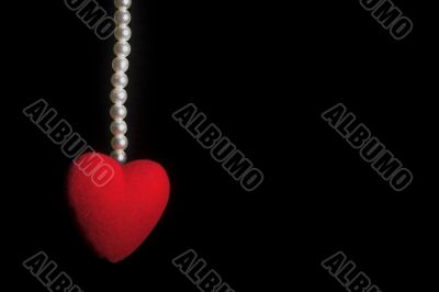 Heart with Pearls