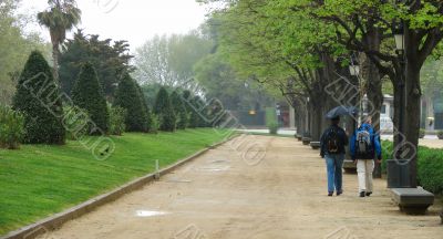 Botanical garden in Barcelona