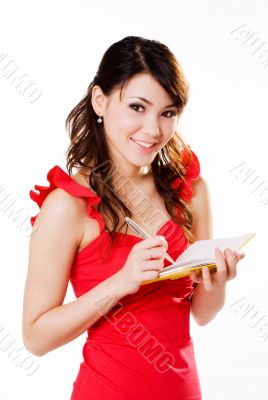 writing in my diary