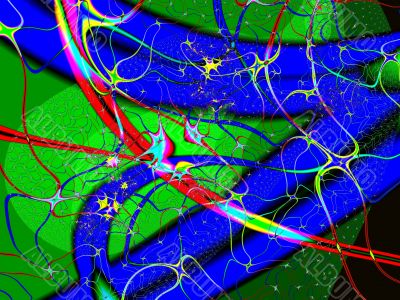 an abstract background