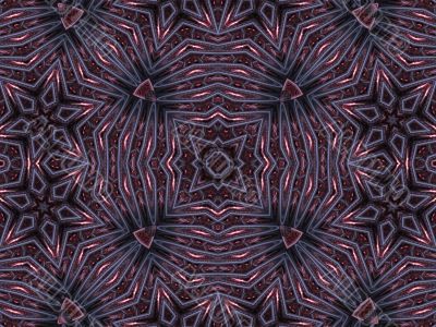 Star Kaleidoscopic Pattern Abstract Background