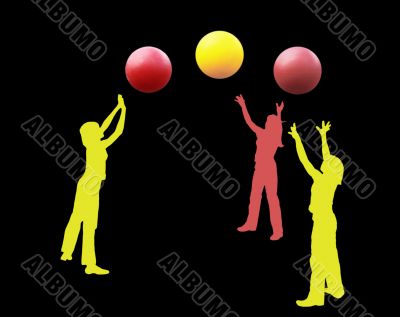 Jugglers.
