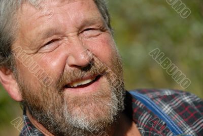 smiling farmer